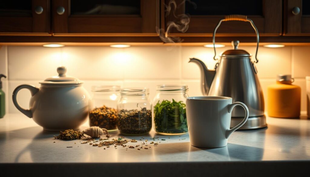 Preparing Herbal Tea Preparing Herbal Tea