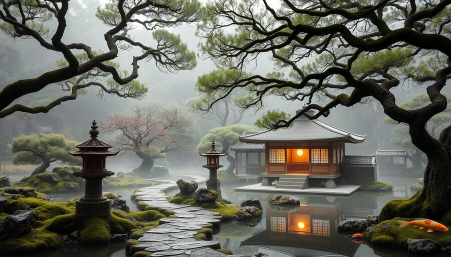 A Path to Serenity: Combining Tea and Zen Gardens in Japan