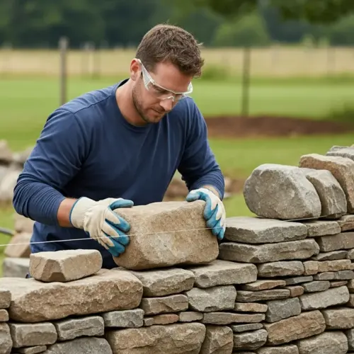 Building a Fieldstone Wall: A Rustic Guide