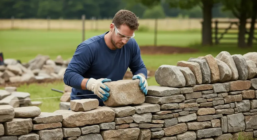 Building a Fieldstone Wall: A Rustic Guide