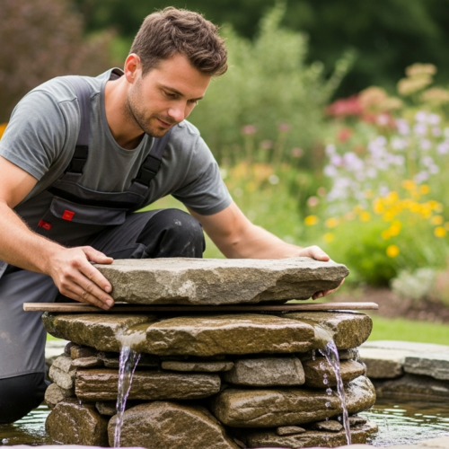 Building a Stone Fountain: A Step-by-Step Project