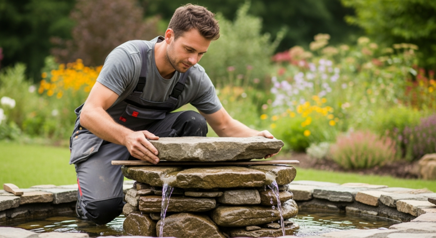 Building a Stone Fountain: A Step-by-Step Project