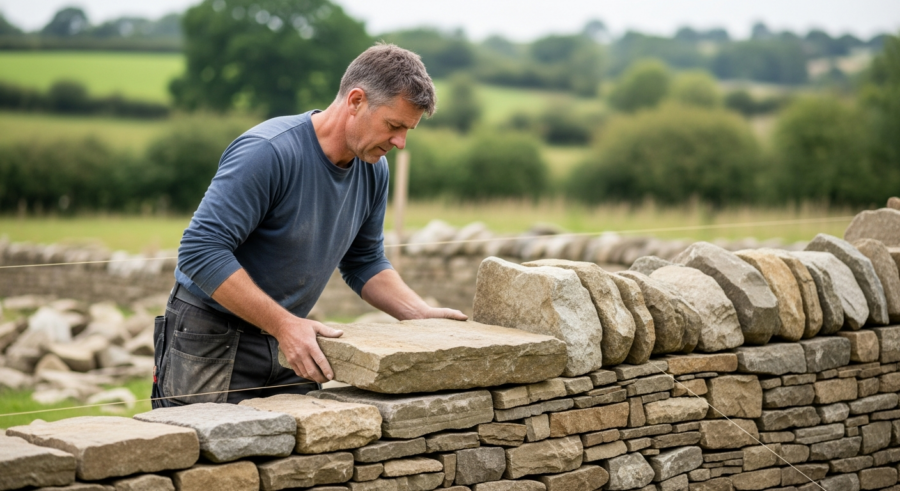 Building a Dry Stone Wall: A Traditional Craft