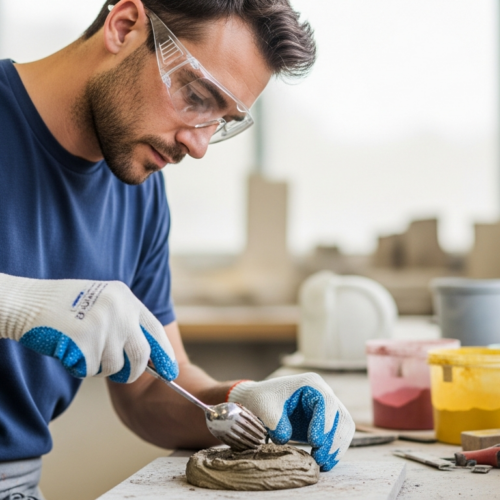 Using Iron Oxide Pigments for Durable Stone Coloring