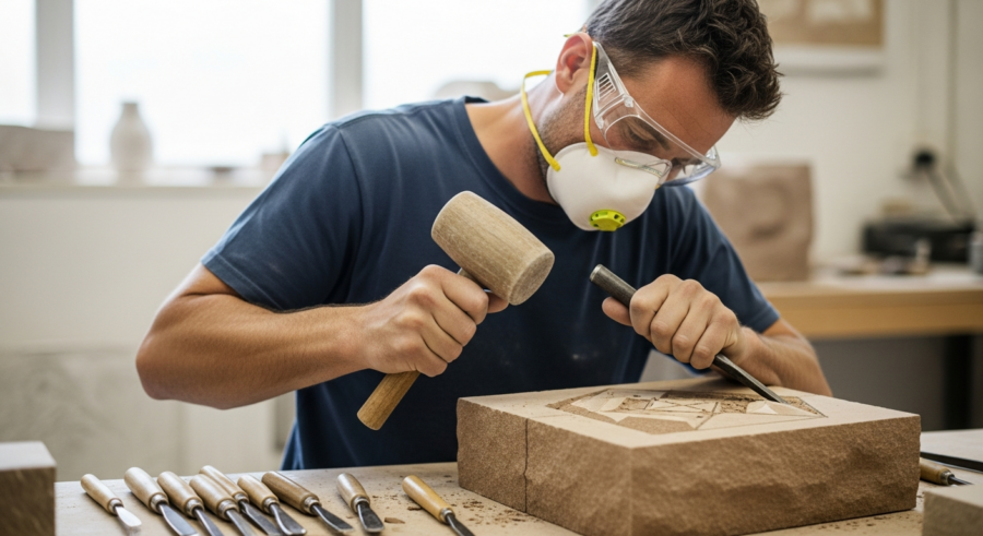 Beginner’s Guide to Sandstone Carving: Tools and Techniques