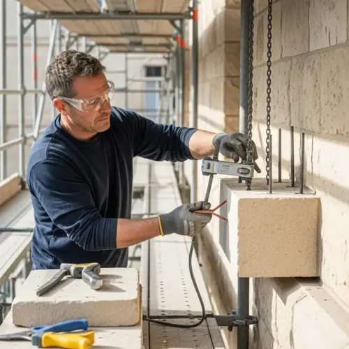 Secure Stone Anchoring: Methods for Attaching Stone to Structures