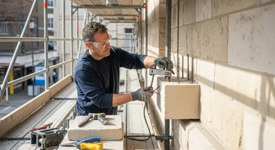 Secure Stone Anchoring: Methods for Attaching Stone to Structures