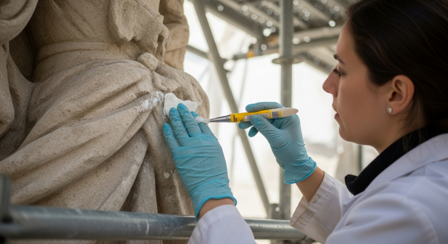 Stone Consolidation: Preserving Fragile Stone Structures