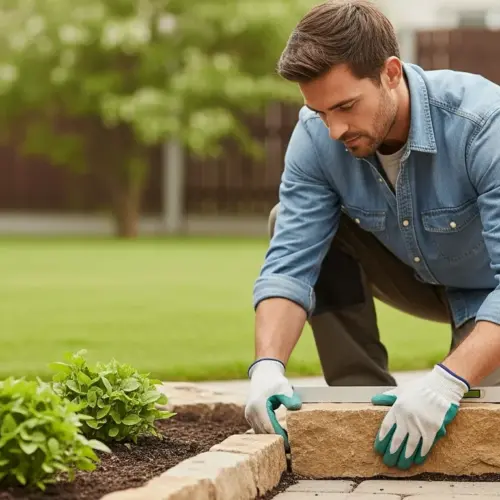 Installing Stone Garden Edging: A DIY Project