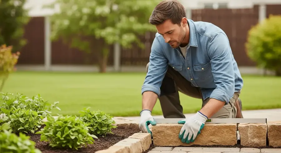 Installing Stone Garden Edging: A DIY Project