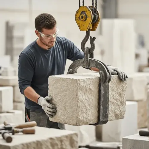 Using Stone Lifting Clamps: A Safety Guide