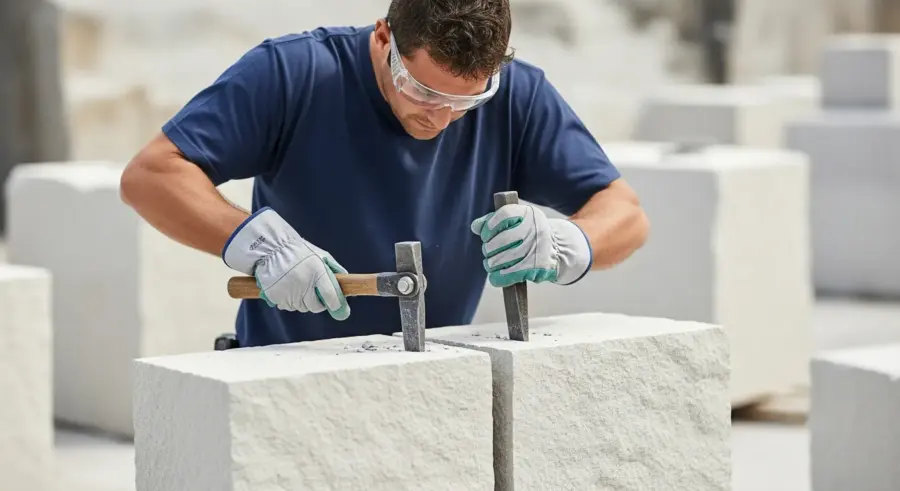 Controlled Stone Cracking: Methods for Splitting Stone