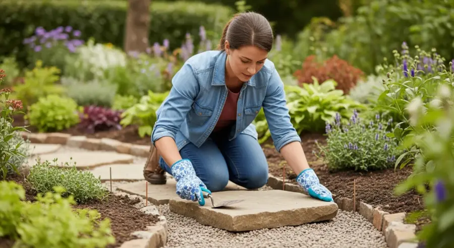 DIY Stone Stepping Stones: A Guide to a Natural Garden Path